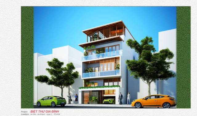 Thiết kế biệt thự KDC An Khánh - Quận 2